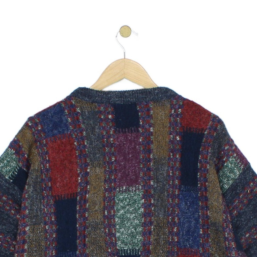 Mens Abstract Jumper Crew Neck