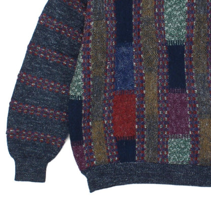 Mens Abstract Jumper Crew Neck