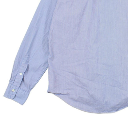 Mens Striped Shirt Custom Fit Long Sleeve
