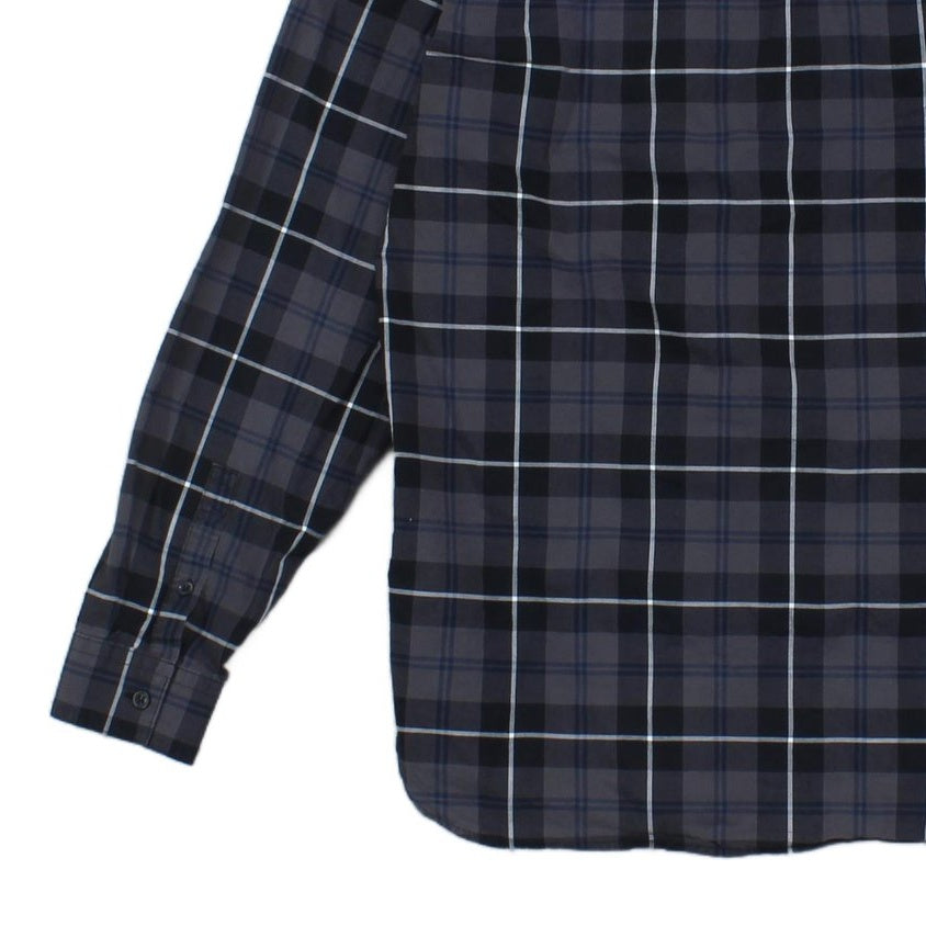 Mens Plaid Shirt Long Sleeve Button Up