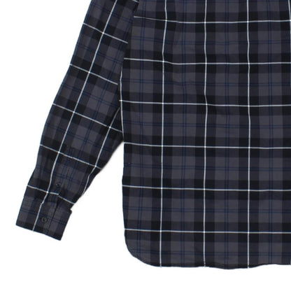 Mens Plaid Shirt Long Sleeve Button Up
