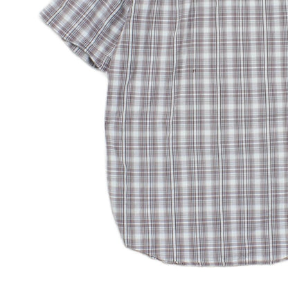 Mens Shirt Short Sleeve Check