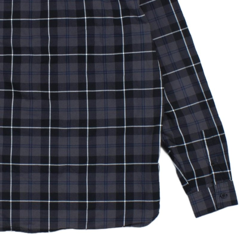 Mens Plaid Shirt Long Sleeve Button Up