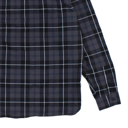Mens Plaid Shirt Long Sleeve Button Up