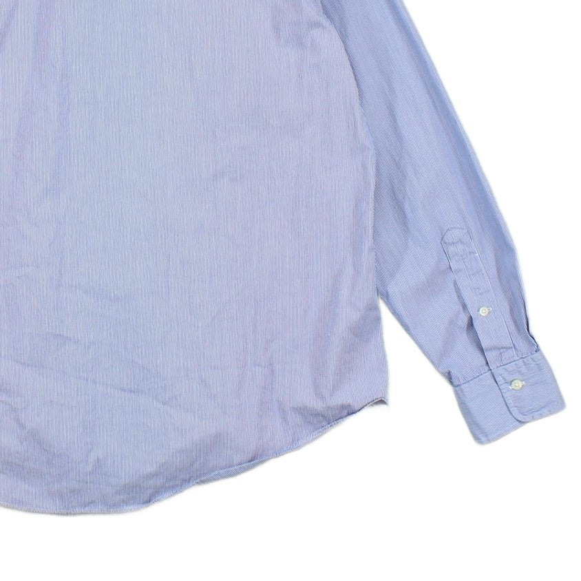 Mens Striped Shirt Custom Fit Long Sleeve