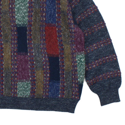Mens Abstract Jumper Crew Neck