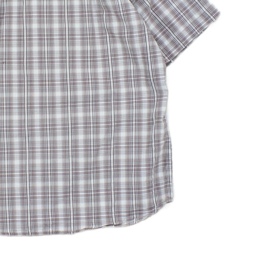 Mens Shirt Short Sleeve Check