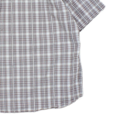 Mens Shirt Short Sleeve Check