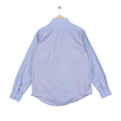 Mens Striped Shirt Custom Fit Long Sleeve