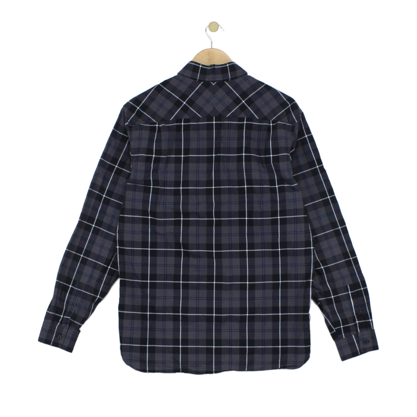 Mens Plaid Shirt Long Sleeve Button Up