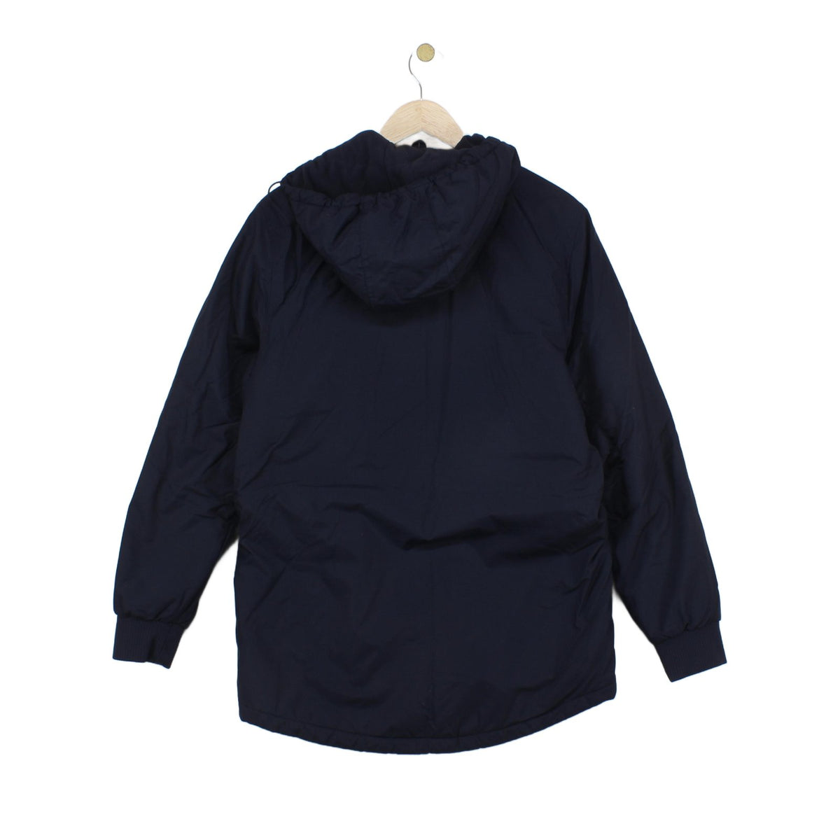 Mens Parka Coat Hooded Full Zip Winter