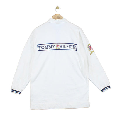 Mens Polo Shirt  Logo Long Sleeve Casual