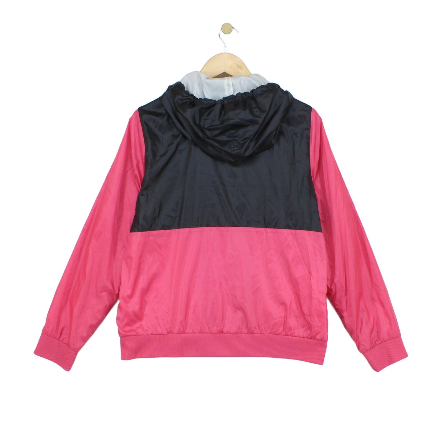 Womens Track Jacket Full Zip Hooded Retro