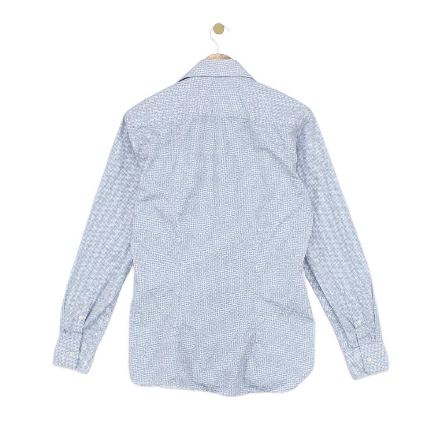 Mens Patterned Shirt Long Sleeve Formal
