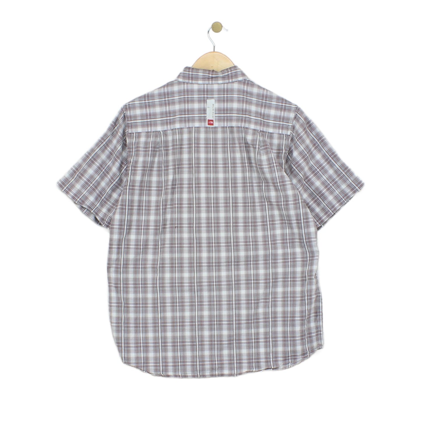 Mens Shirt Short Sleeve Check