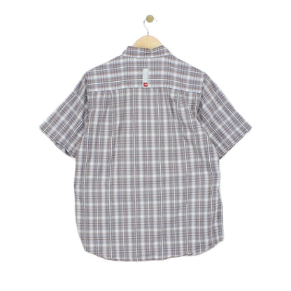 Mens Shirt Short Sleeve Check