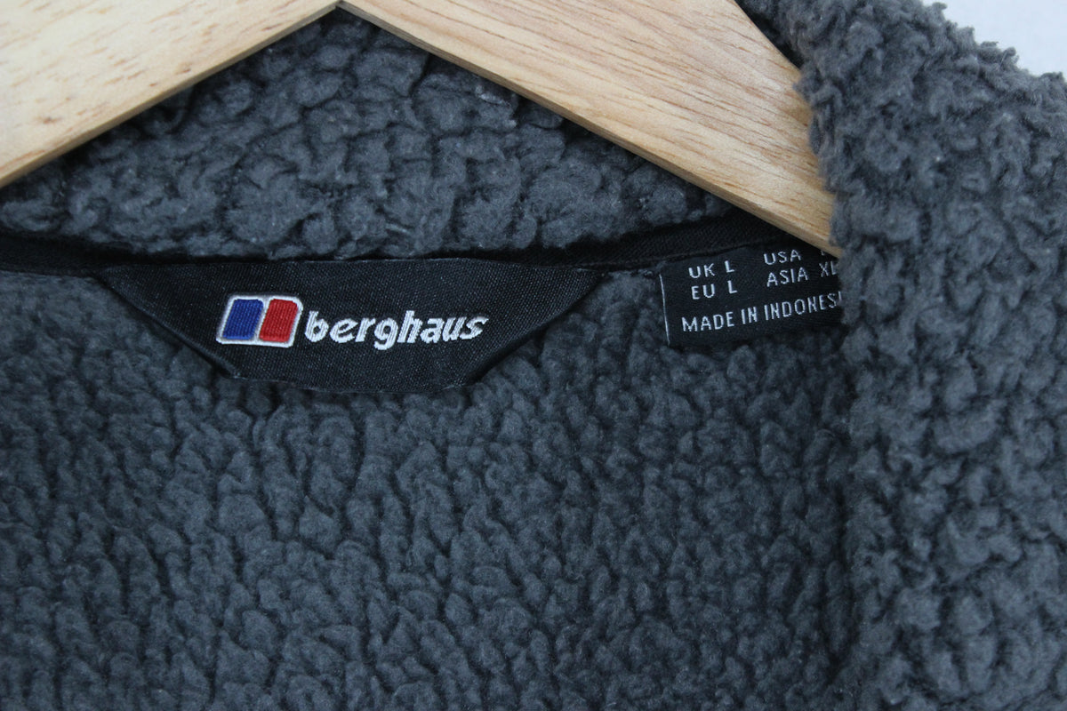 Mens Sherpa Fleece Jacket Full Zip Outdoor
