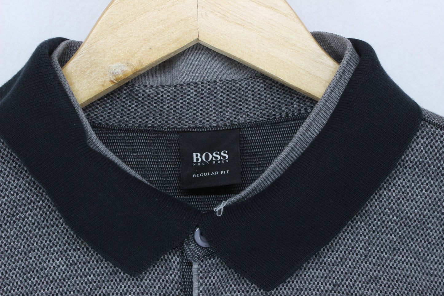 Mens Polo Shirt Stretch Long Sleeve Classic