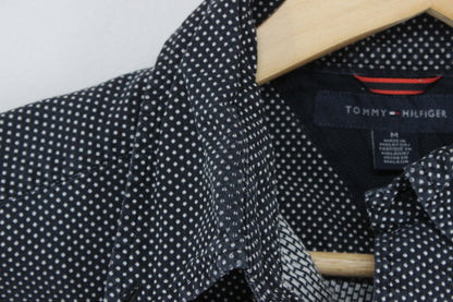 Mens Polka Dot Shirt Button Down Long Sleeve