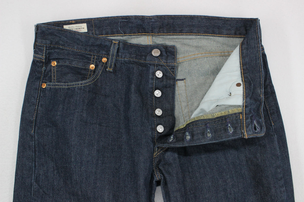 Mens 501 Jeans Classic Fit 100% Cotton Denim