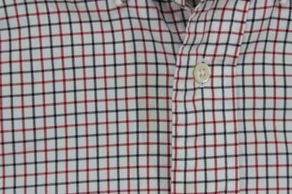 Mens Check Shirt Long Sleeve Classic Fit