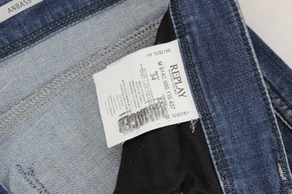 Mens Anbass Jeans Denim Slim