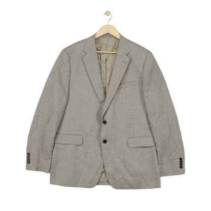 Mens Wool Blazer Formal Tailored Classic
