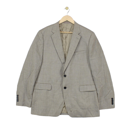 Mens Wool Blazer Formal Tailored Classic