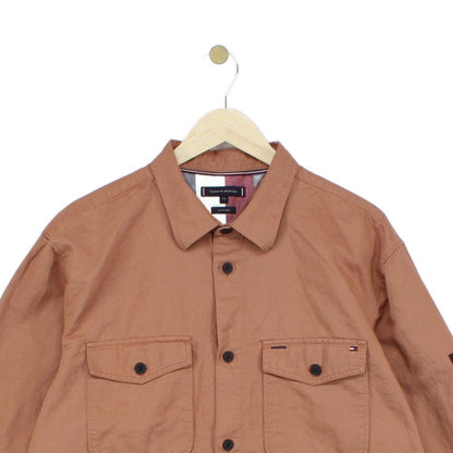 Mens Overshirt Button Up Cotton Linen