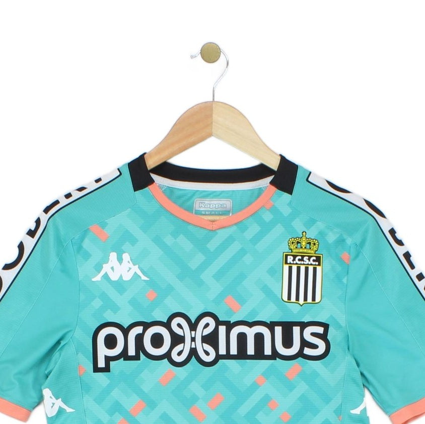 Mens Sporting Charleroi Football Shirt Away Jersey Slim Fit
