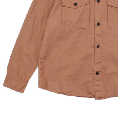 Mens Overshirt Button Up Cotton Linen