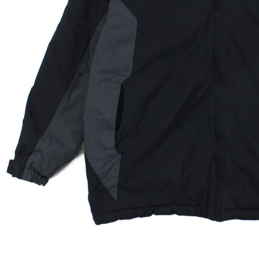 Mens Quilted Jacket Full Zip Two Tone