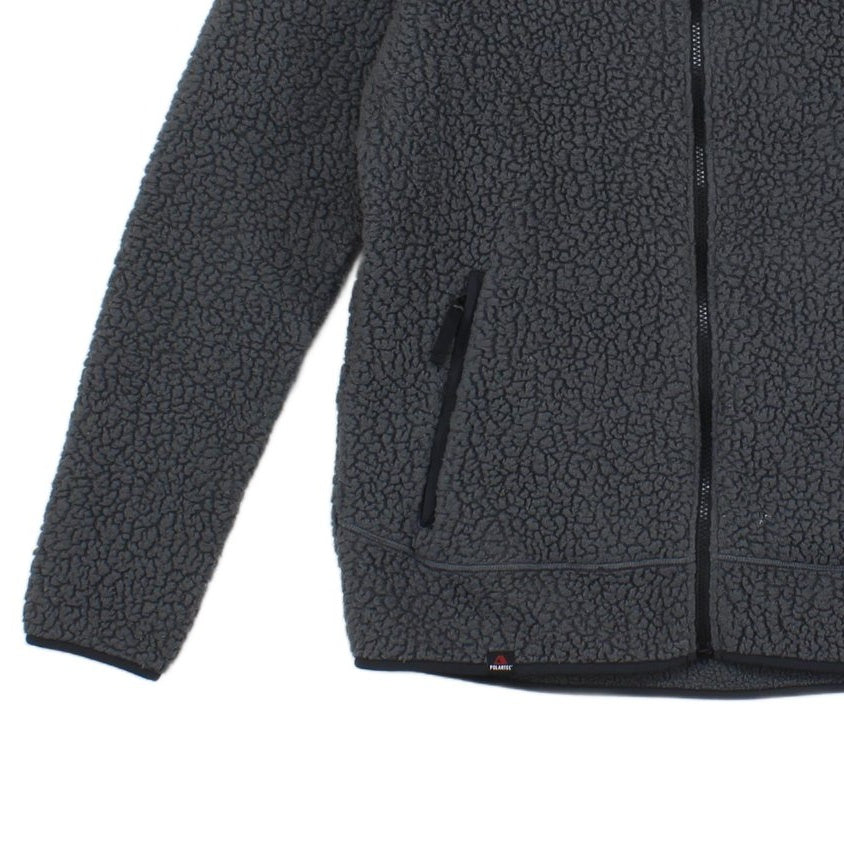 Mens Sherpa Fleece Jacket Full Zip Outdoor
