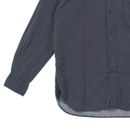 Mens Polka Dot Shirt Button Down Long Sleeve