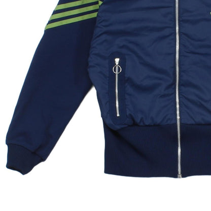 Womens Track Jacket Retro Sport Zip Stripes