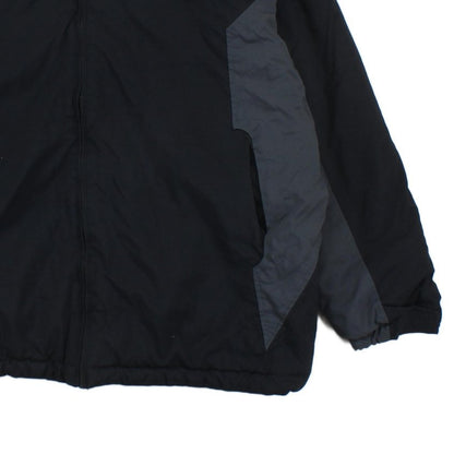 Mens Quilted Jacket Full Zip Two Tone