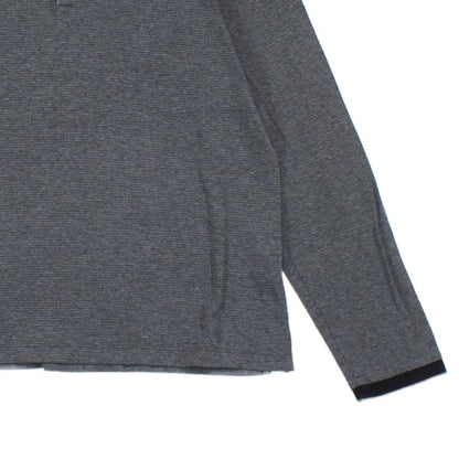 Mens Polo Shirt Stretch Long Sleeve Classic