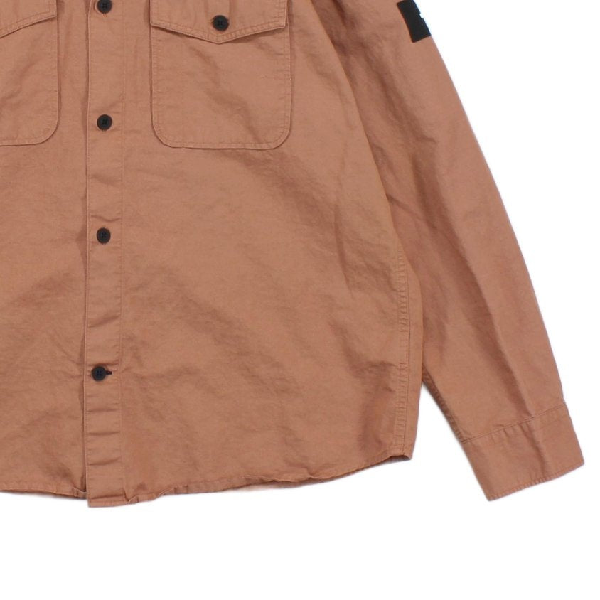 Mens Overshirt Button Up Cotton Linen