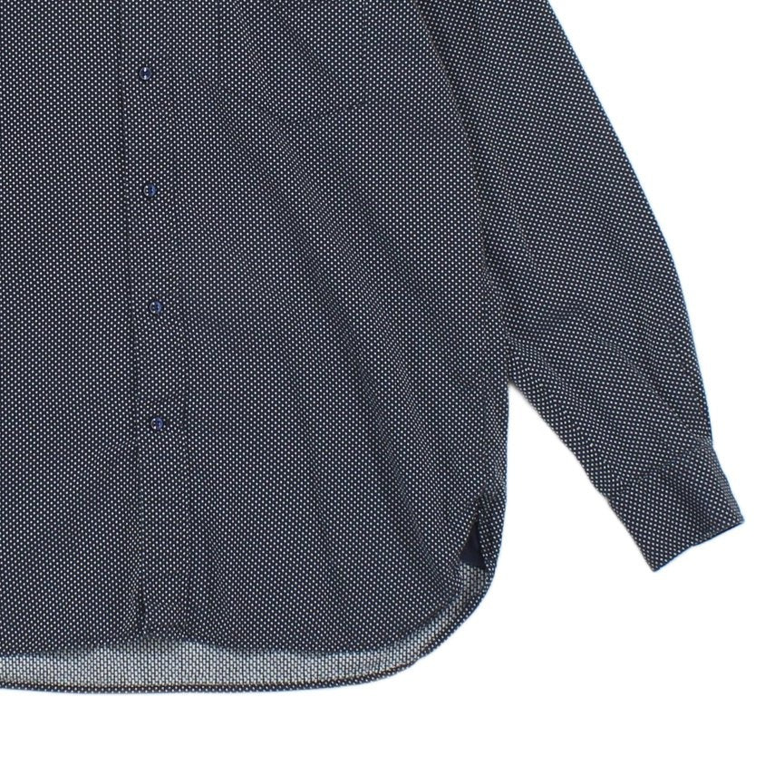 Mens Polka Dot Shirt Button Down Long Sleeve