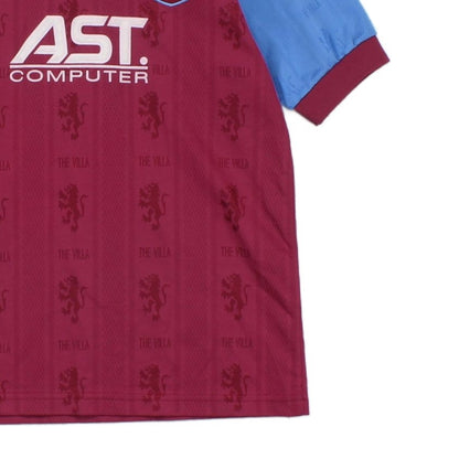 Boys Aston Villa 1995-97 Football Shirt Home Jersey