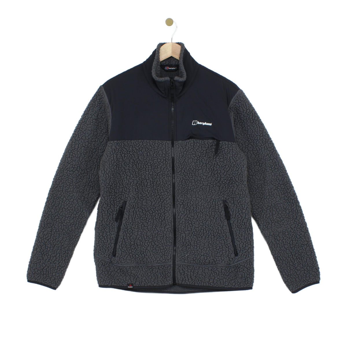 Mens Sherpa Fleece Jacket Full Zip Outdoor