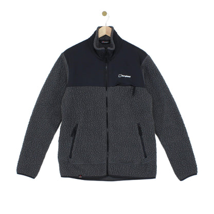 Mens Sherpa Fleece Jacket Full Zip Outdoor