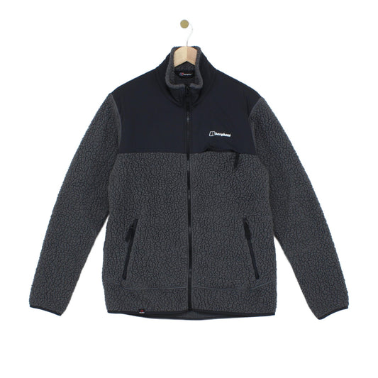 Mens Sherpa Fleece Jacket Full Zip Outdoor
