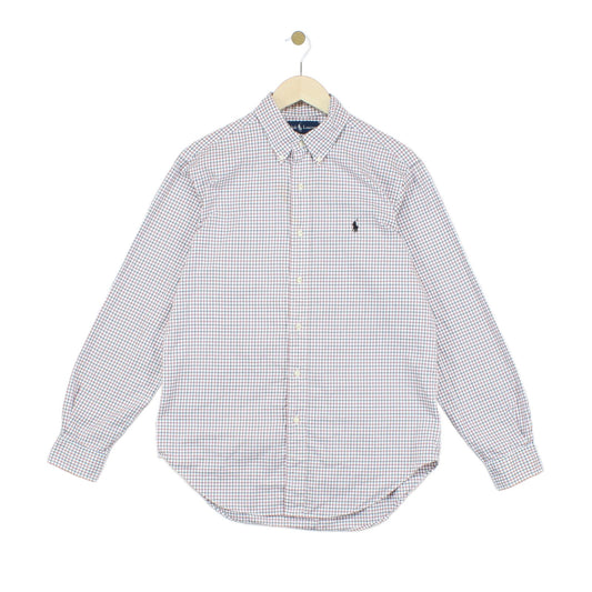 Mens Check Shirt Long Sleeve Classic Fit