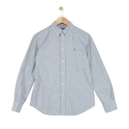 Womens Oxford Shirt Button Down Long Sleeve Classic