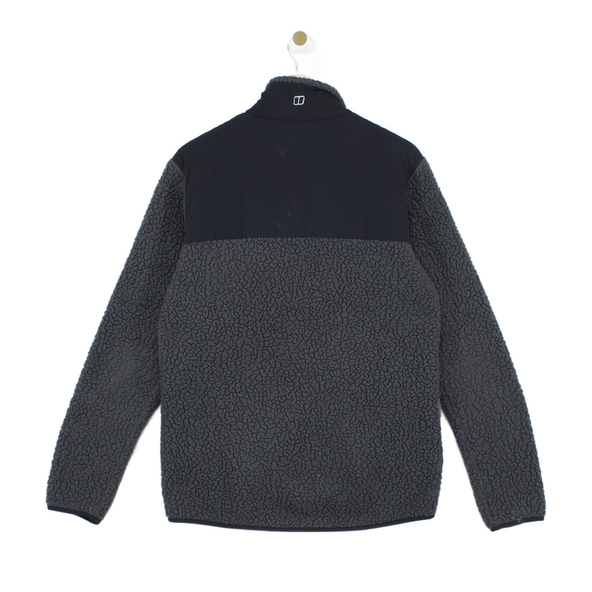 Mens Sherpa Fleece Jacket Full Zip Outdoor