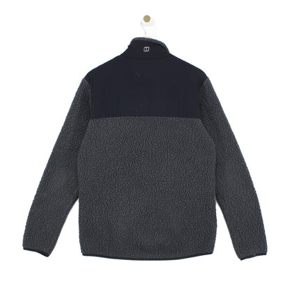 Mens Sherpa Fleece Jacket Full Zip Outdoor