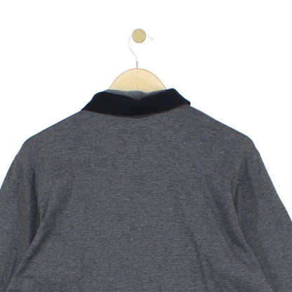 Mens Polo Shirt Stretch Long Sleeve Classic