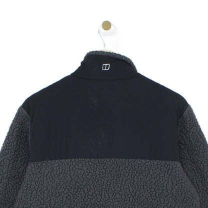 Mens Sherpa Fleece Jacket Full Zip Outdoor