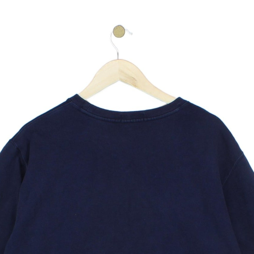 Mens Sweatshirt Embroidered Logo Crew Neck